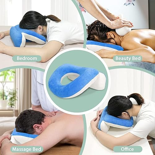 Miniatura 5 de Almohada boca abajo para después de cirugía ocular para dormir boca abajo almohada propensa a dormir boca abajo almohada escritorio siesta, masaje