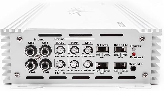 Skar Audio RP-75.4ABM 500 Watt Full-Range Class A/B 4-Channel Marine Amplifier