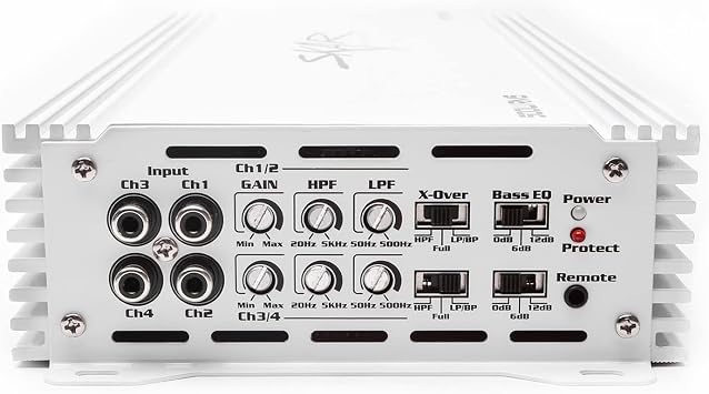 Skar Audio RP-75.4ABM 500 Watt Full-Range Class A/B 4-Channel Marine Amplifier