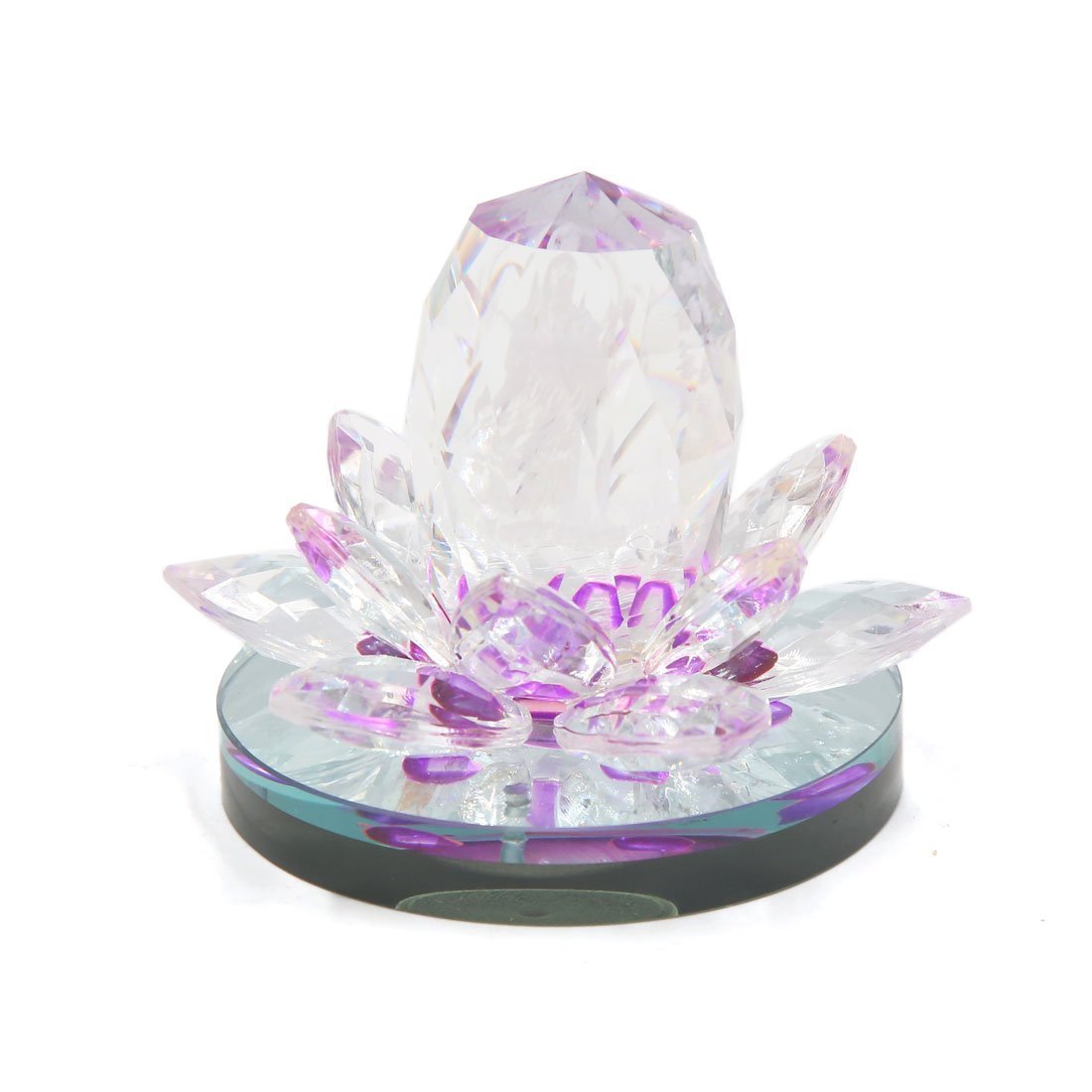 Ubersweet® Imported Purple Goddess of Mercy Carved Shaped Car Air Freshener Perfume Bottle