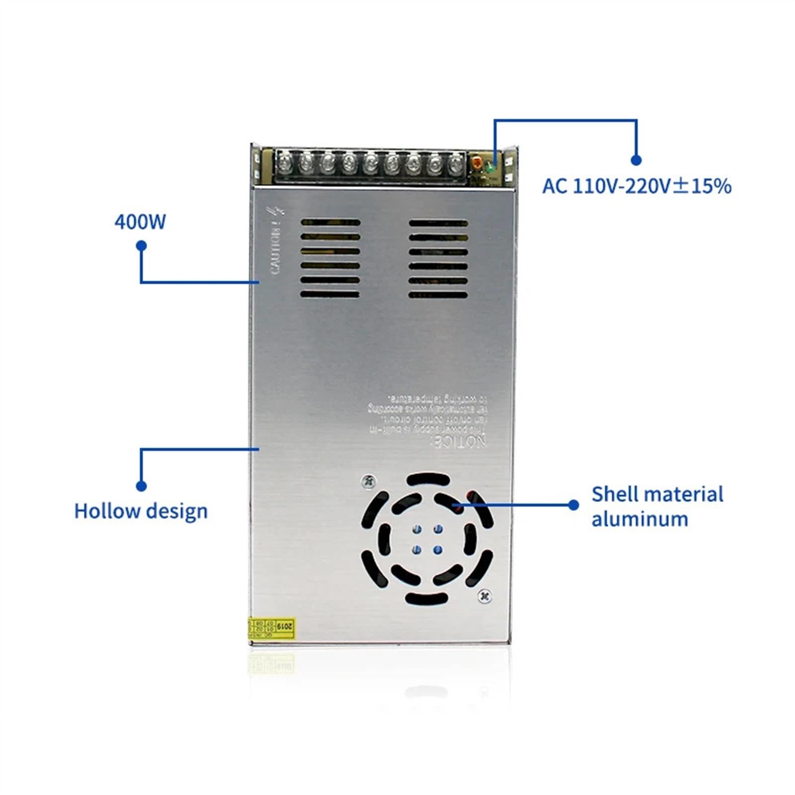 Fuente de alimentación de 220V a 12V, transformadores Fonte de 500W, 5V, 24V, 3V, 5V, 9V, 12V, 15V, 18V, 24V, 36V, 48V, fuente de alimentación conmutada SMPS(36V,5A)