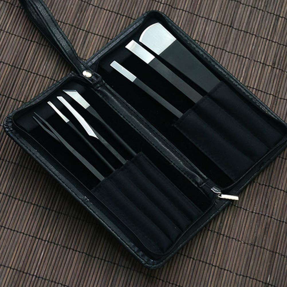 Lurrose 7pezzi Strumenti Professionali Per Pedicure Cura Delle Unghie Dei Piedi Rimozione Di Cuticole Morte e Secche Manicure Per Donne e Uomini
