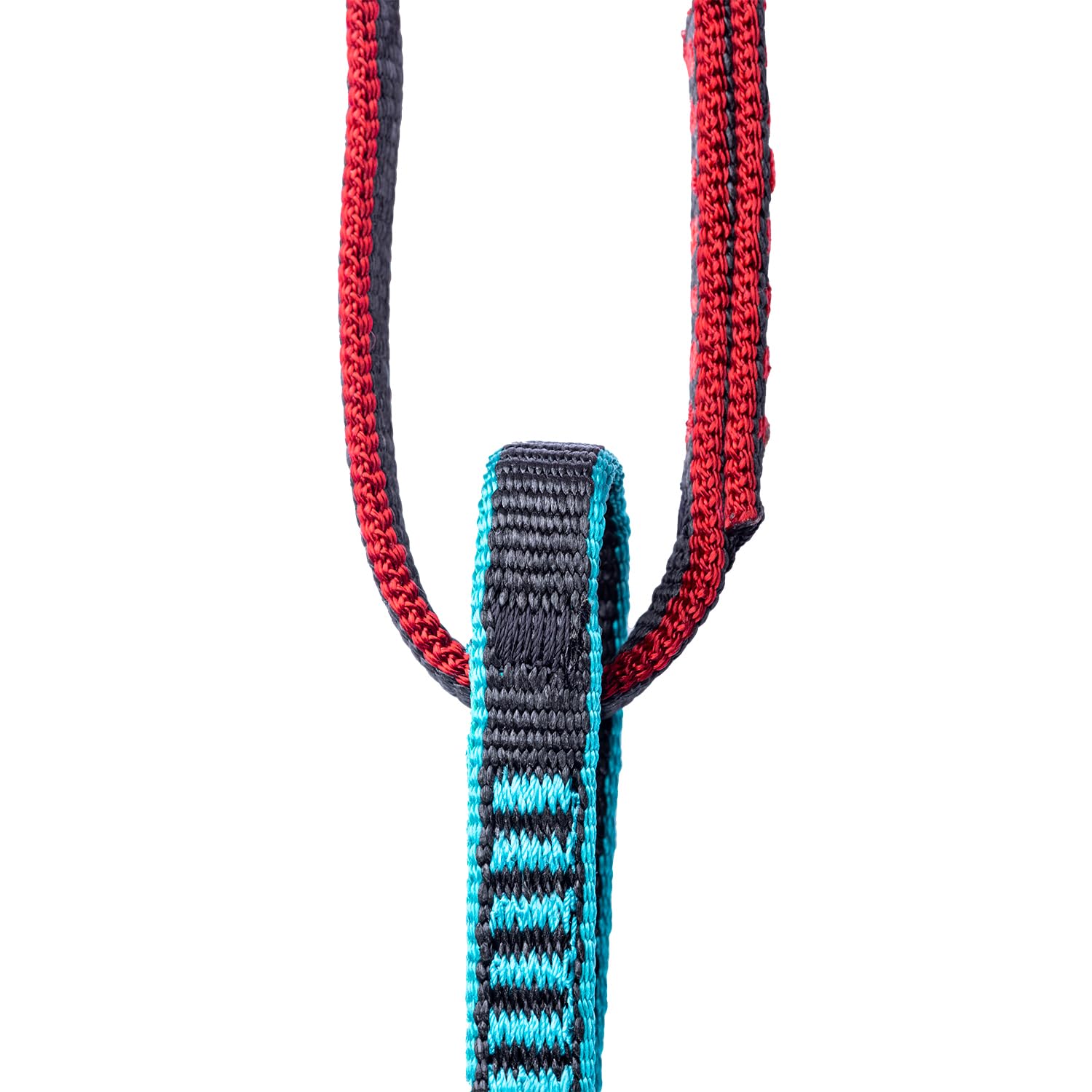 FIXE - Cabo de Anclaje Multichain Cinchless 90 cm en HMPE, Cinta Ajustable para Escalada y Alpinismo, Sistema sin Estrangular el Arnés, Resistencia 22 kN, Certificación EN566 y UIAA 104