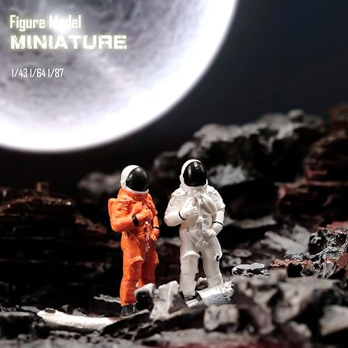 Miniatura 3 de Figura de miniatura a escala 143 pintada a mano de personas diminutas de resina, figuras de diorama de acción para automóviles, vehículos, paisajes,