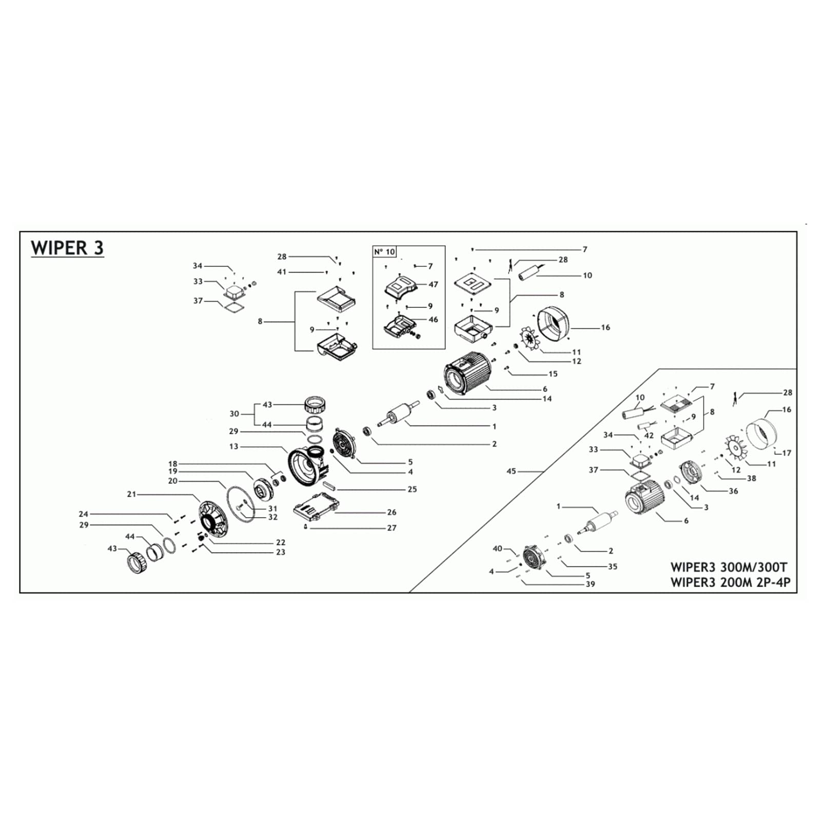 WIPER3 150M 230 50 014697/STD