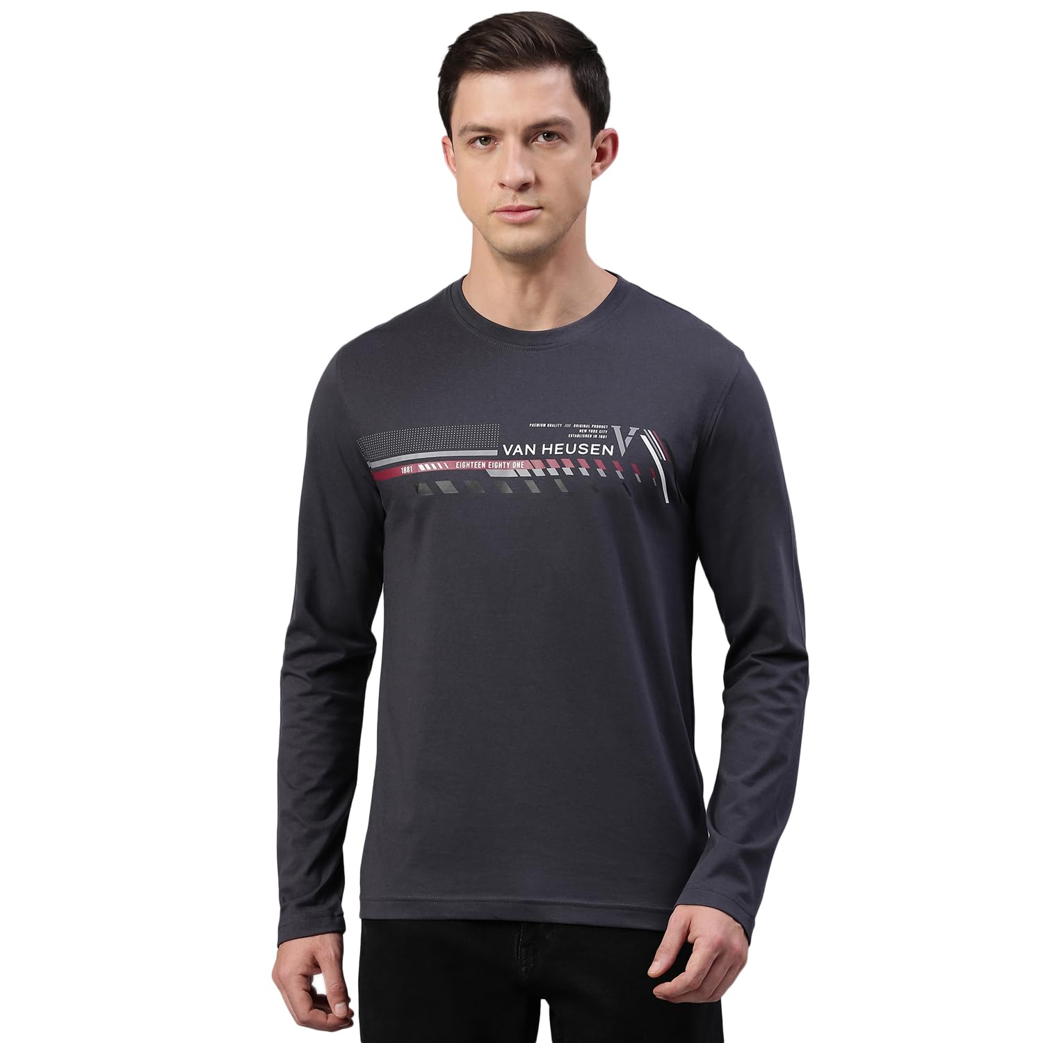 van heusen Men's Cotton Regular Fit T-Shirt-picture-23