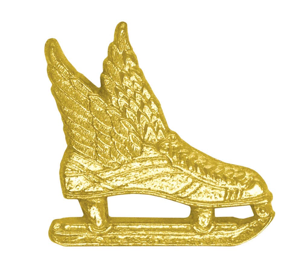 Sports Chenille Lapel Pins: 44 Varieties - Bright Gold - Unisex - Clutch Back