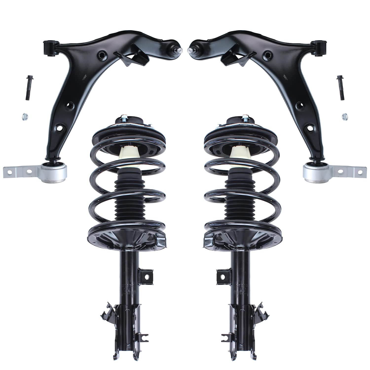 Detroit Axle - 4pc Front End Control Arms Kit for 2004-2009 Nissan Quest, 2