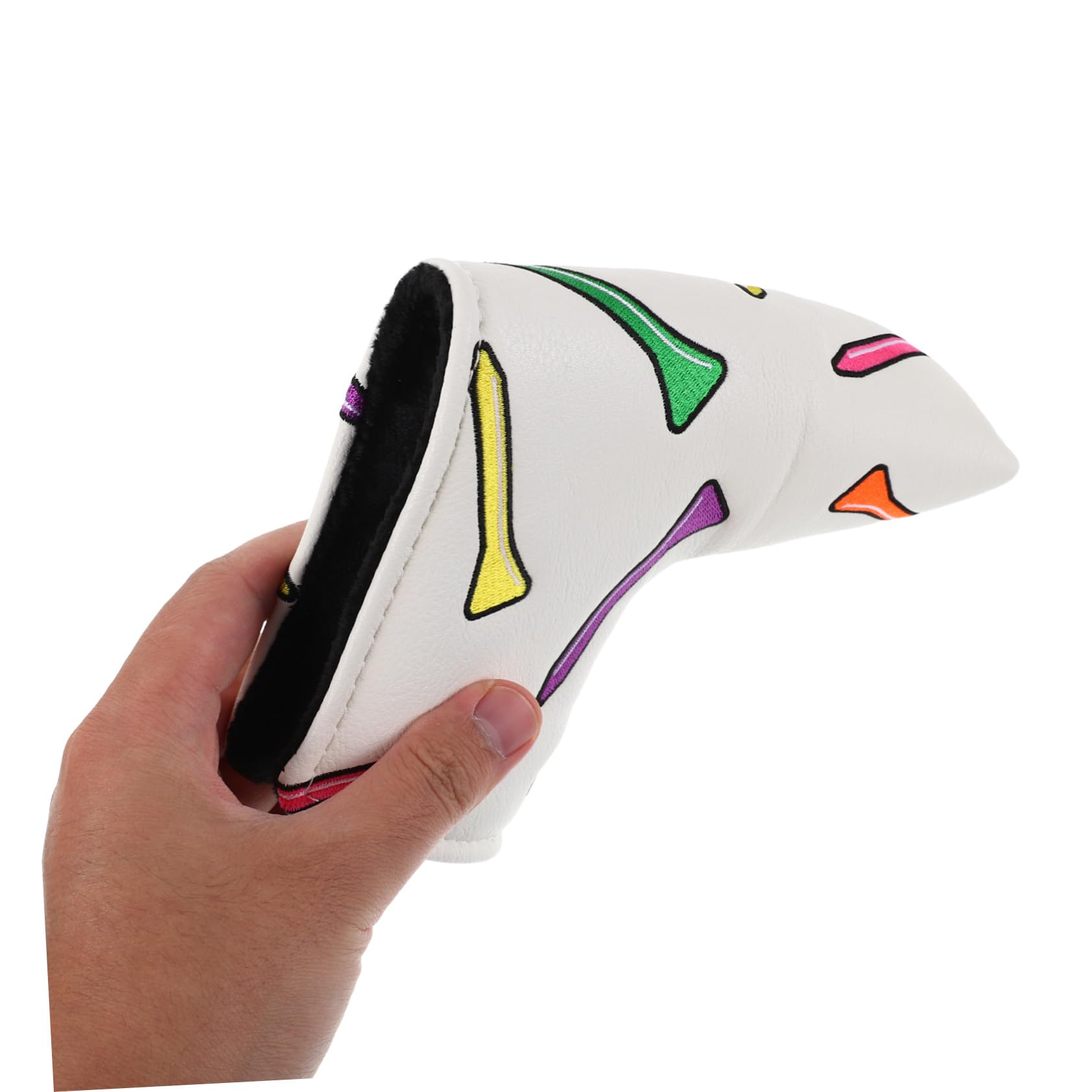 SUPVOX Funda para Putter de Golf con Bordado de tee Forro de Felpa Protección para Madera y Driver Accesorios Portátiles para Golfistas Hombres y Mujeres