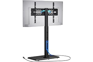 Greenstell Universal Floor TV Stand with Electrical Outlet
