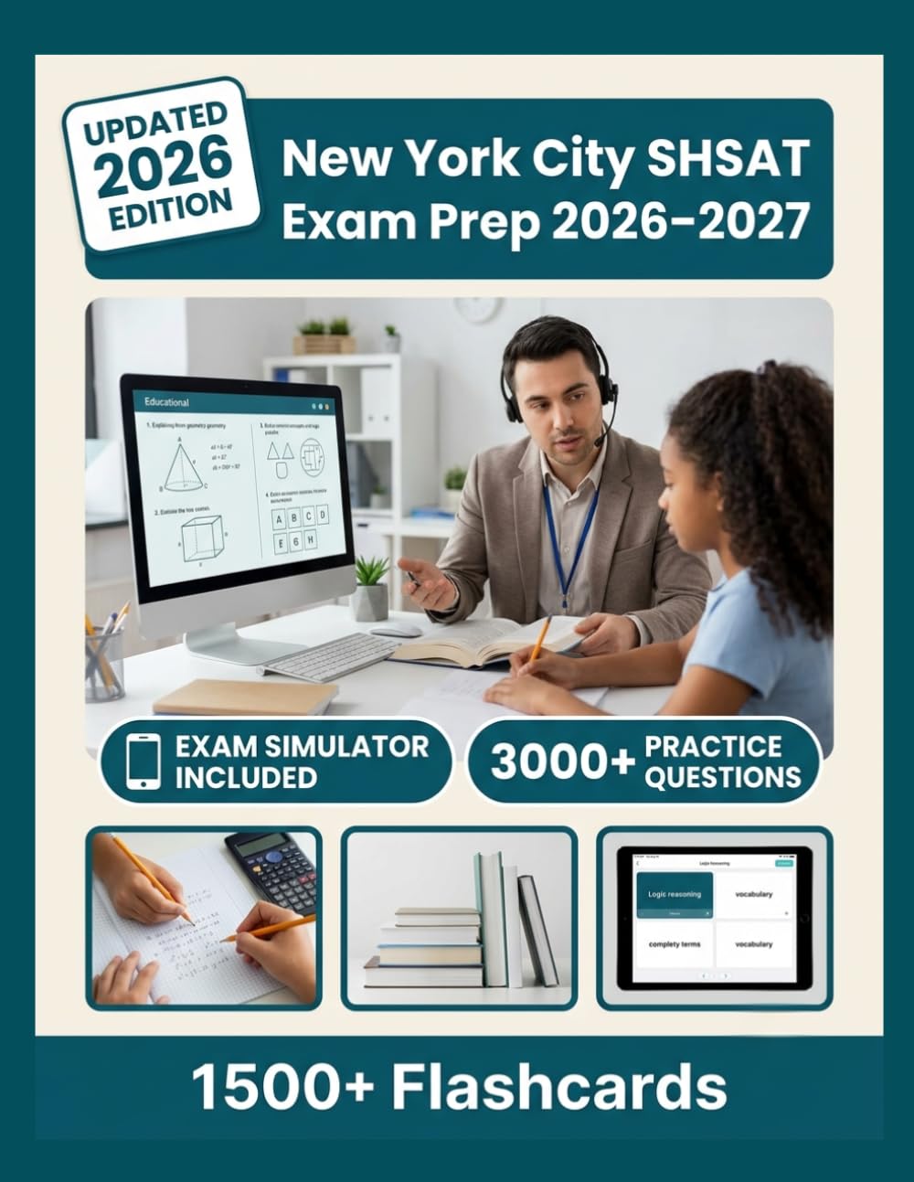 New York City SHSAT Exam Prep 2026–2027: 3,000+ Practice Questions, 12 Full-Length Tests, Digital Flashcards & Advanced Exam Simulators To Pass with Confidence.