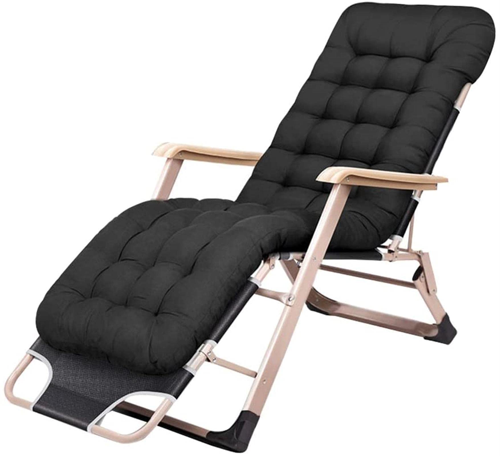 WOTZOV Balcony Office Relaxing Chair Zero Gravity Chair Patio Folding Lawn Lounge Chairs Outdoor Lounge Gravity Chair Camp Reclining Lounge Chair