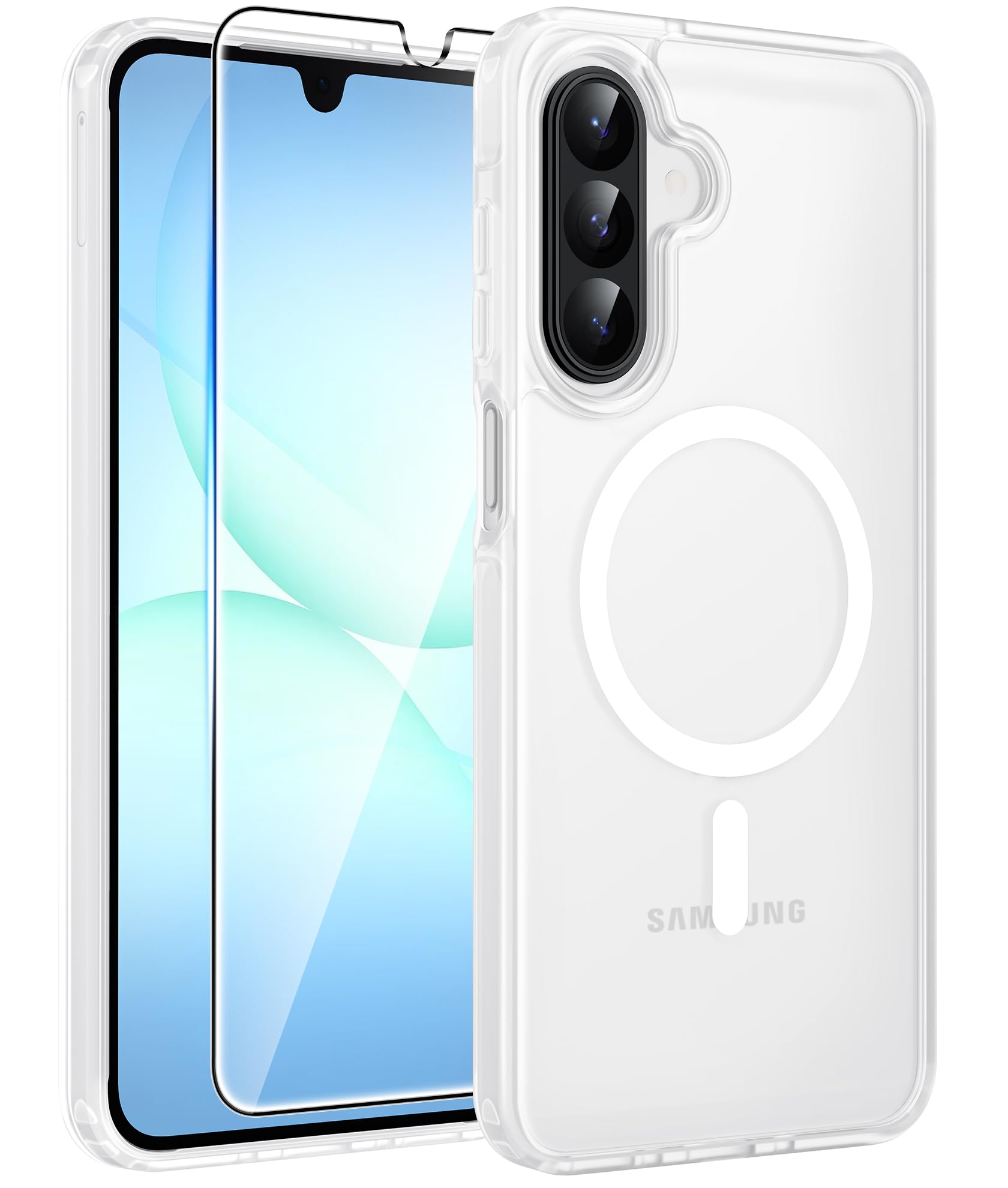 FNTCASE for Galaxy A17/A16 5G Phone Case, Fit for Magsafe, Screen Protector