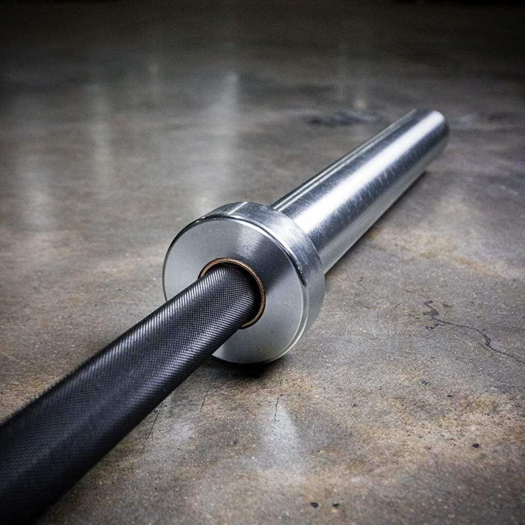 PRx Performance Men's Olympic Elite Barbell, 20kg Weight Lifting Bar, Bright or Black Zinc Coating