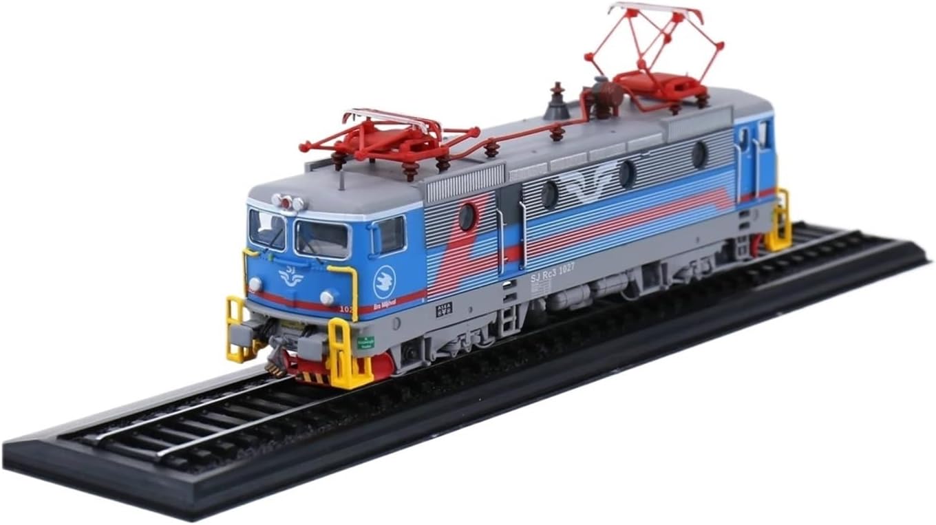 Miniature Locomotive Replica 1:87 for RC3 Nr1027 Diecast Models Retro Electric Locomotive Model Collectible Ornamen