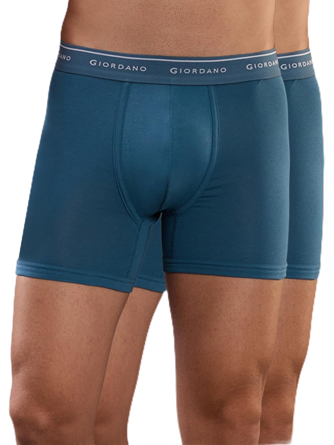 Men’s Cotton Stretch Mid-Rise Trunks – Stretchable, Durable, Breathable, Comfort Fit – Pack of 2, GMUGBRF304-image-26
