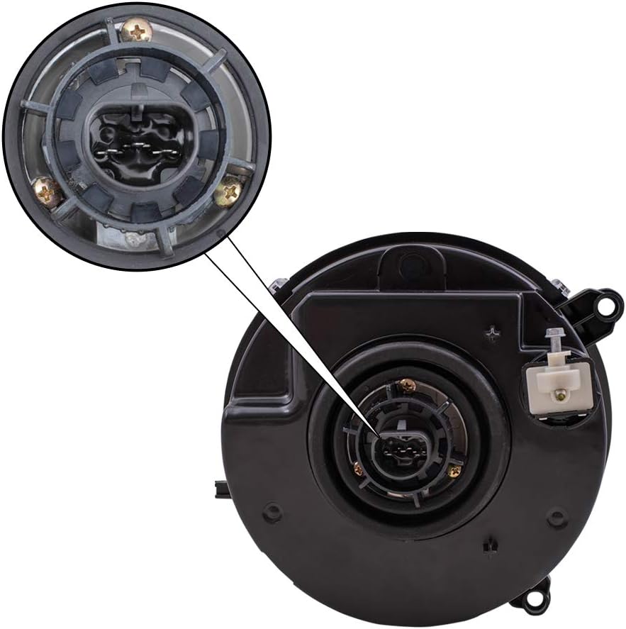 Brock Replacement Set Driver and Passenger Halogen Headlight Compatible with 2005-2007 Liberty 55157141AA 55157140AA
