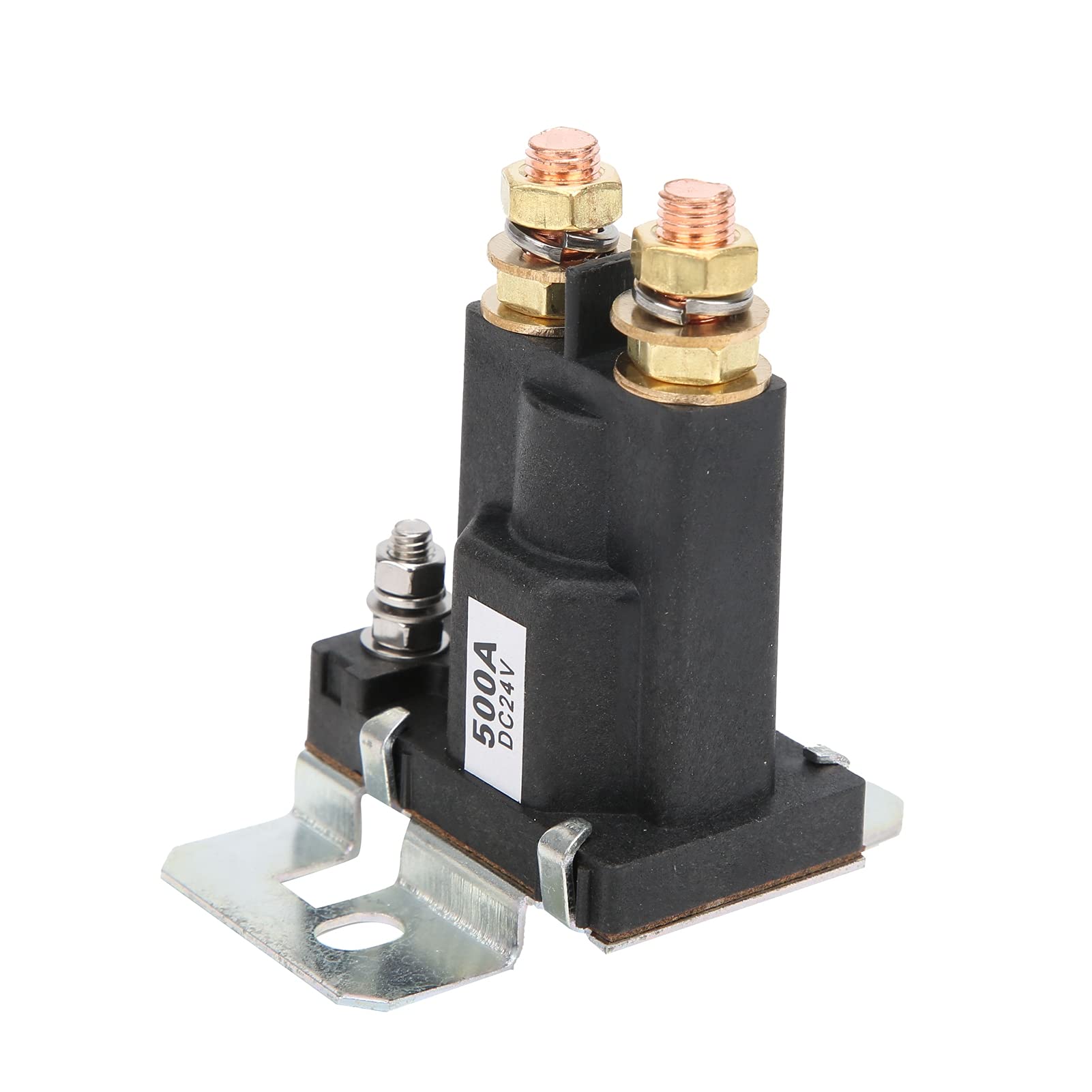 Generic Normally Open Start Relay, 24V Start Relay 4-Pin Normally Open Stainless Steel 500A Start Relay 24VDC for Automotive Electronics for Field'-image-5