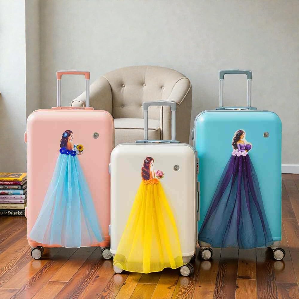 (Pack Of 3) Stunning Bride Gown Attachment for Wedding Festival Birthday Party Decoration- Bride Stickers for Gift Wrapping, Kids Project Decor and Luggage Decoration | Home & Wall Décor Item | 50 CM-image-33