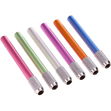 Amazon Koglee コグリー 延長 鉛筆ホルダー 補助軸 6色6本セット 鉛筆エクステンダー 鉛筆キャップ 筆記用具 学校 事務用品 文房具 アートライティングツール ワンヘッドメタルハンドルペンホルダー 鉛筆キャップ 鉛筆ホルダー 文房具 オフィス用品