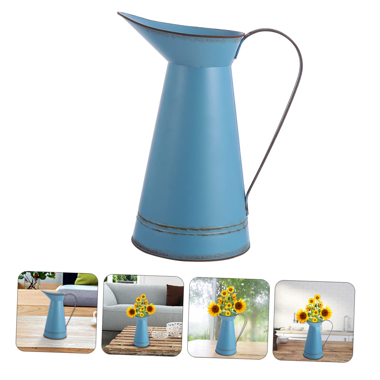 MAGICLULU 2stücke Blumenarrangement-Eimer Aus Metall Für Tischdeko Passend Für Rustikale Partys Und Hochzeitsfeiern Mit Ausgezeichneter Verarbeitung Und Schickem Design