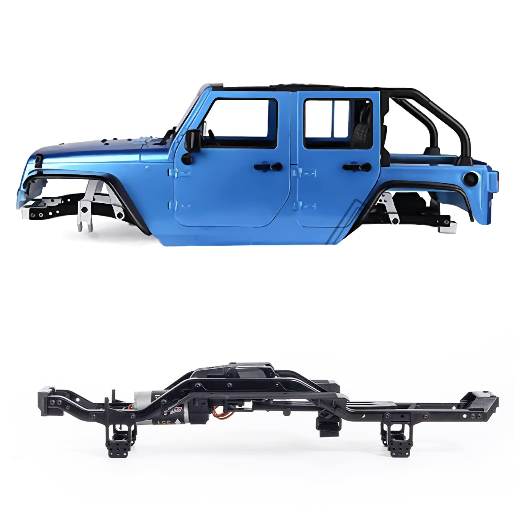 Amazon.co.jp: 313mm ホイールベース RC クローラー シャーシ フレーム