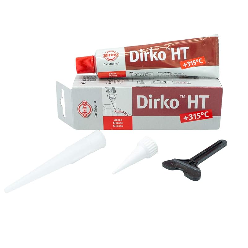 Selante de Silicone Elring Dirko HT 705.71 Vermelho, 70 mL
