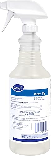 Miniatura 2 de VIREX Diversey Tb 04743. Limpiador desinfectante, tuberculocida de uso hospitalario, virucida, fungicida con aroma a limón, líquido listo para usar