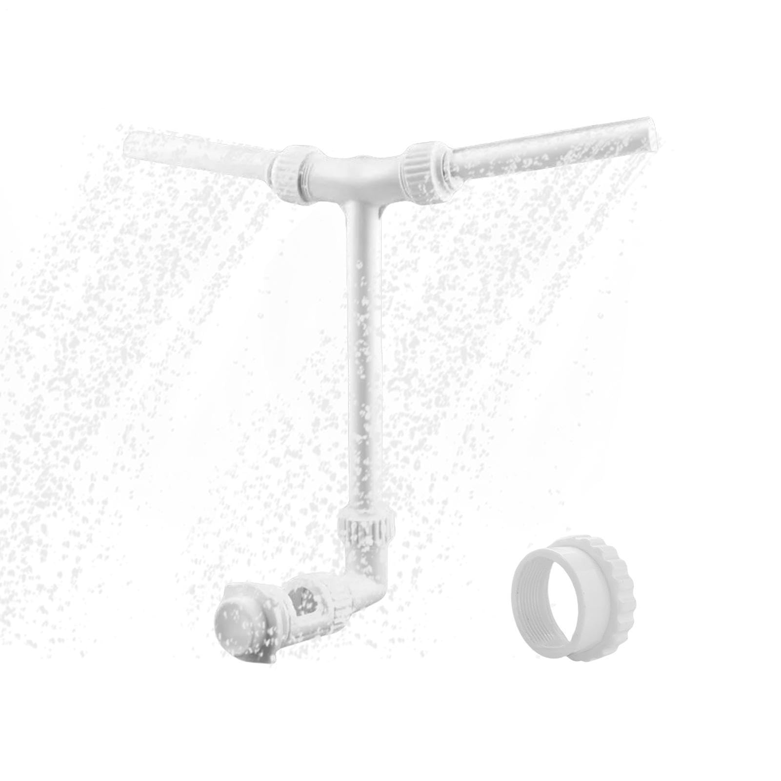Fontaine pour piscine enterrée double spray rafraîchissant de jardin