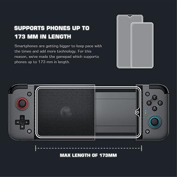 Controller Elastic Bluetooth Game Controller Retractable Wireless Gamepad Game Controller Gamepad Controller Color: Black, Size: One size