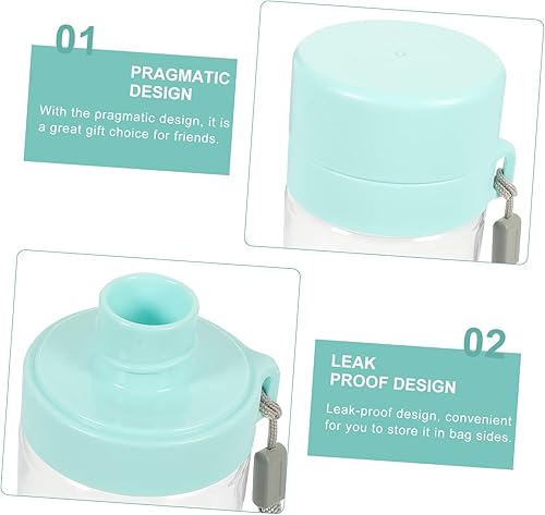 Miniatura 9 de BESPORTBLE Jarra de agua deportiva 5 unids al aire libre portátil jarra de almacenamiento de taza botella de agua reutilizable botella botella con