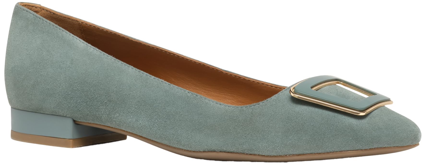 Geox Women's D Charyssa C Ballet Flat, Sage, 6 UK