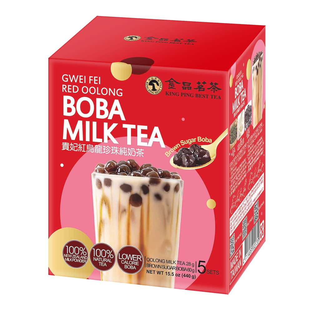 Buy King Ping Best Tea Boba Bubble Milk Tea Kit with Brown Sugar Boba