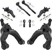 Vista 556 de Detroit Axle - Kit de suspensión frontal de 8 piezas para Dodge Journey 2009-2015, 2 brazos de control inferiores, 2 rótulas, 2 varillas