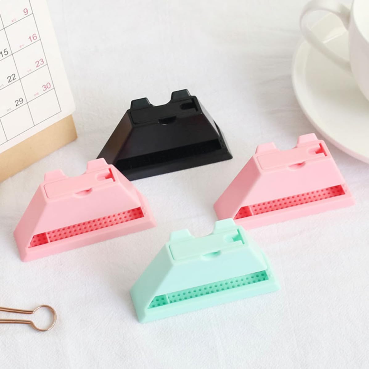Pink ABS Phone Sound Amplifier Holder for Mobile Use image 4