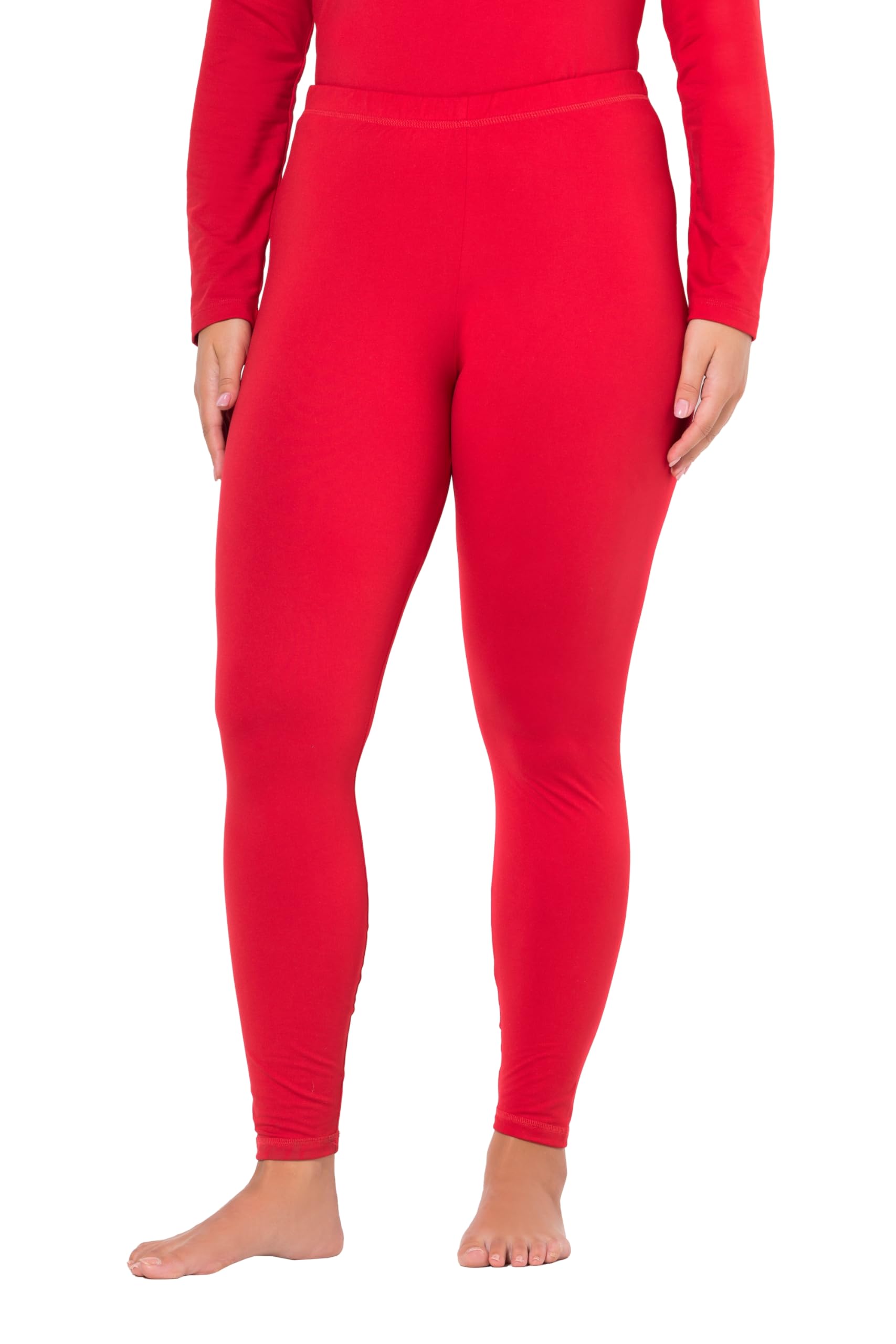 Ulla Popken Damen große Größen Übergrößen Plus Size Ski-Funktionsleggings, schnelltrocknend, extrawarm 751575