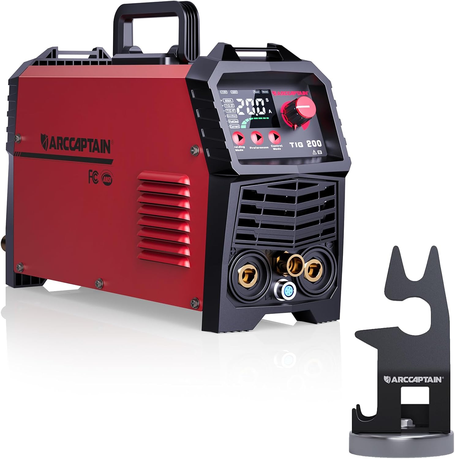 ARCCAPTAIN TIG Welder 200A with TIG Welding Torch Holder