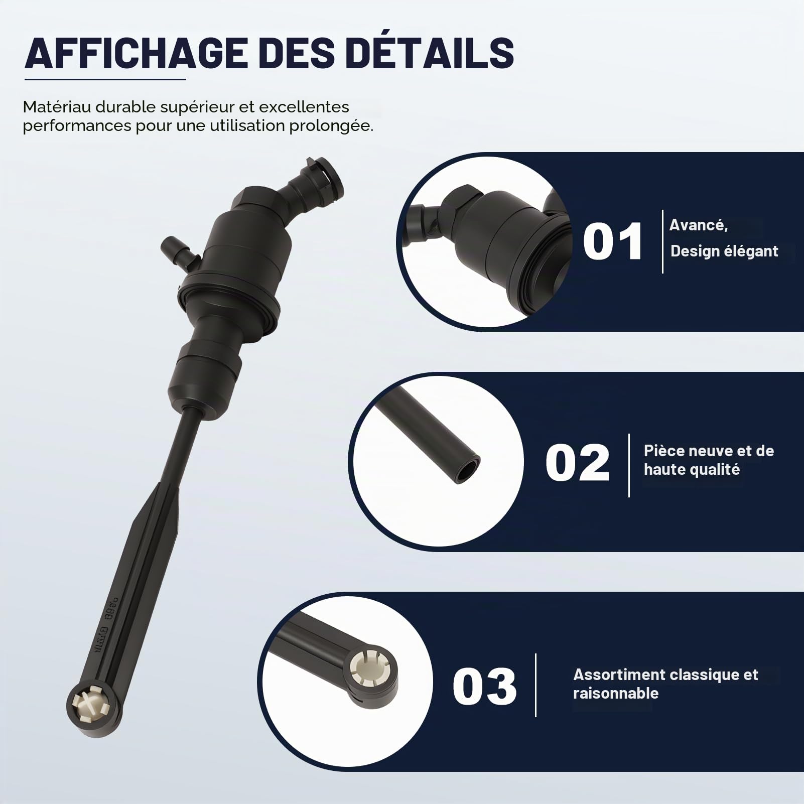Cylindre émetteur d'embrayage pour NV400 MOVANO B MASTER III 2010-2019 | 3061000Q0E 8200673232 4419533