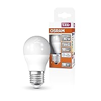 OSRAM Lampada LED Classic A40 a stella LED per presa E27, forma della pera