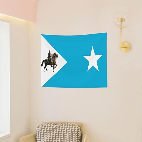 Miniatura 4 de POOEDSO Tapiz de bandera del estado de Somalia de 29 x 37 pulgadas, para colgar en la pared para el hogar, sala de estar, dormitorio, decoración de