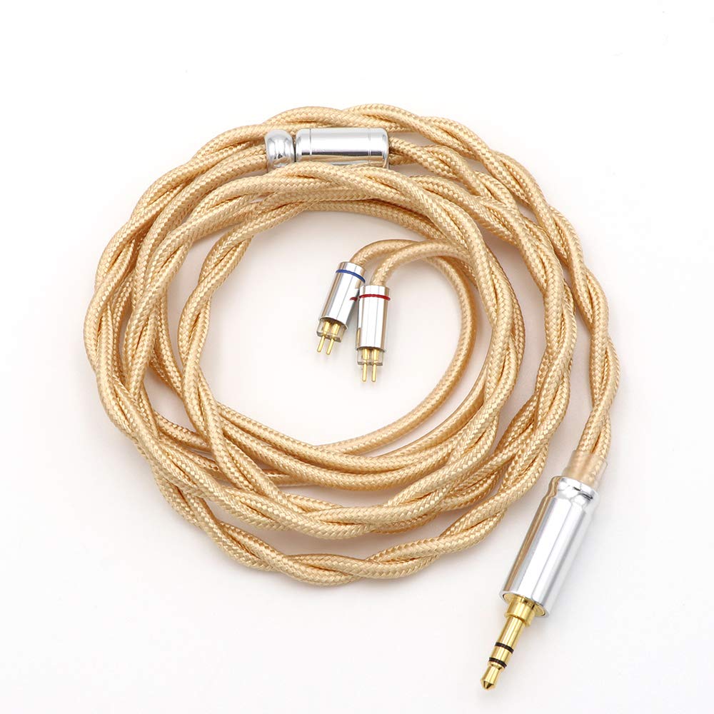 Linsoul LSC08 6N OCC Single Crystal Copper HiFi Earphone Cable for AK100, AK120, AK240, DP-X1, DP-X1A, FIIO X5III, XDP-300R, KANN, BQEYZ Spring1 (3.5mm, 2pin 0.78)