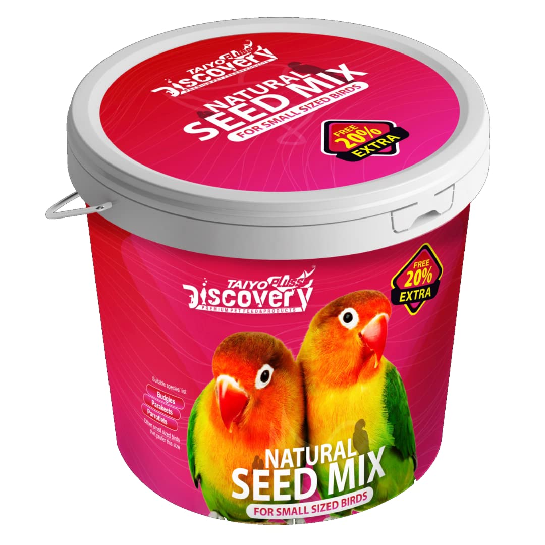 See full amazon price history chart for Taiyo Pluss Discovery® Natural Seeds Mix - 1.2 kg (1 kg + 200 g Free) | Premium Daily Nutrition Bird Food for Growth and Immunity Support | Suitable for Small Birds - Budgies, Parakeets & Parrotlets Taiyo Pluss Discovery® Natural Seeds Mix - 1.2 kg (1 kg + 200 g Free) | Premium Daily Nutrition Bird Food for Growth and Immunity Support | Suitable for Small Birds - Budgies, Parakeets & Parrotlets (B09GVHNR6Z) Amazon Price History, Amazon Price Tracker