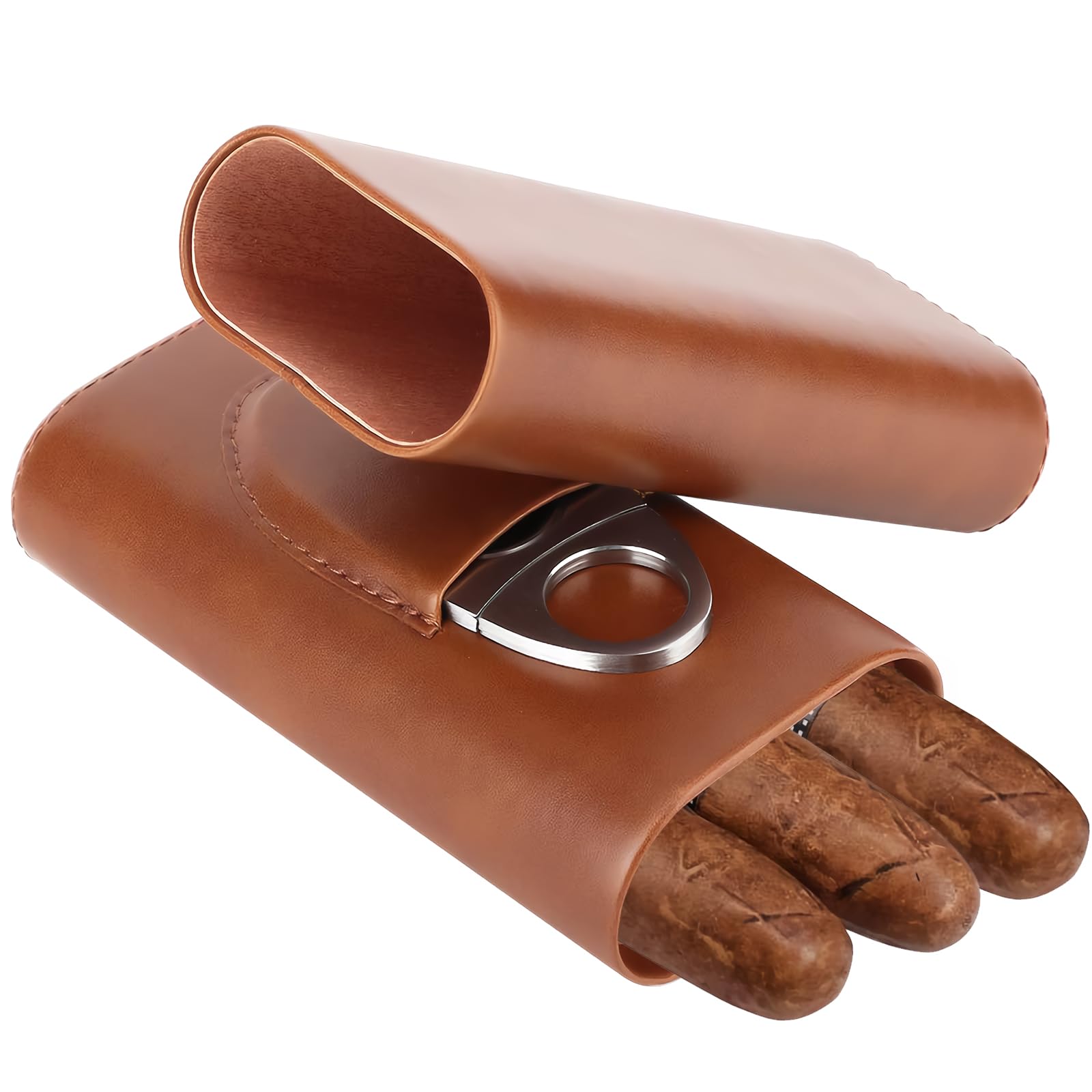 Boîte à Cigares Thuys - Cave à Cigares En Cuir - Étui à Cigares - Boîte à Cigares Avec