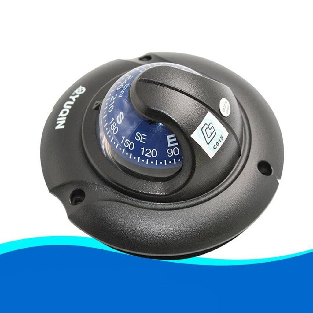 Brújula de navegación para Kayak y Barco Marino. La función de iluminación Nocturna Ajustable Proporciona una navegación confiable en el Agua.