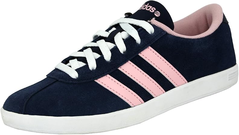 adidas Neo VLCOURT Blue Pink Women Tennis Shoes : Amazon.co.uk: Shoes \u0026 Bags