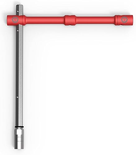 Miniatura 2 de GTE HERRAMIENTAS - Juego de llaves de llanta compactas universales de 26 pulgadas, removedor de hierro y tuercas de llanta superfuerte, 2 veces más