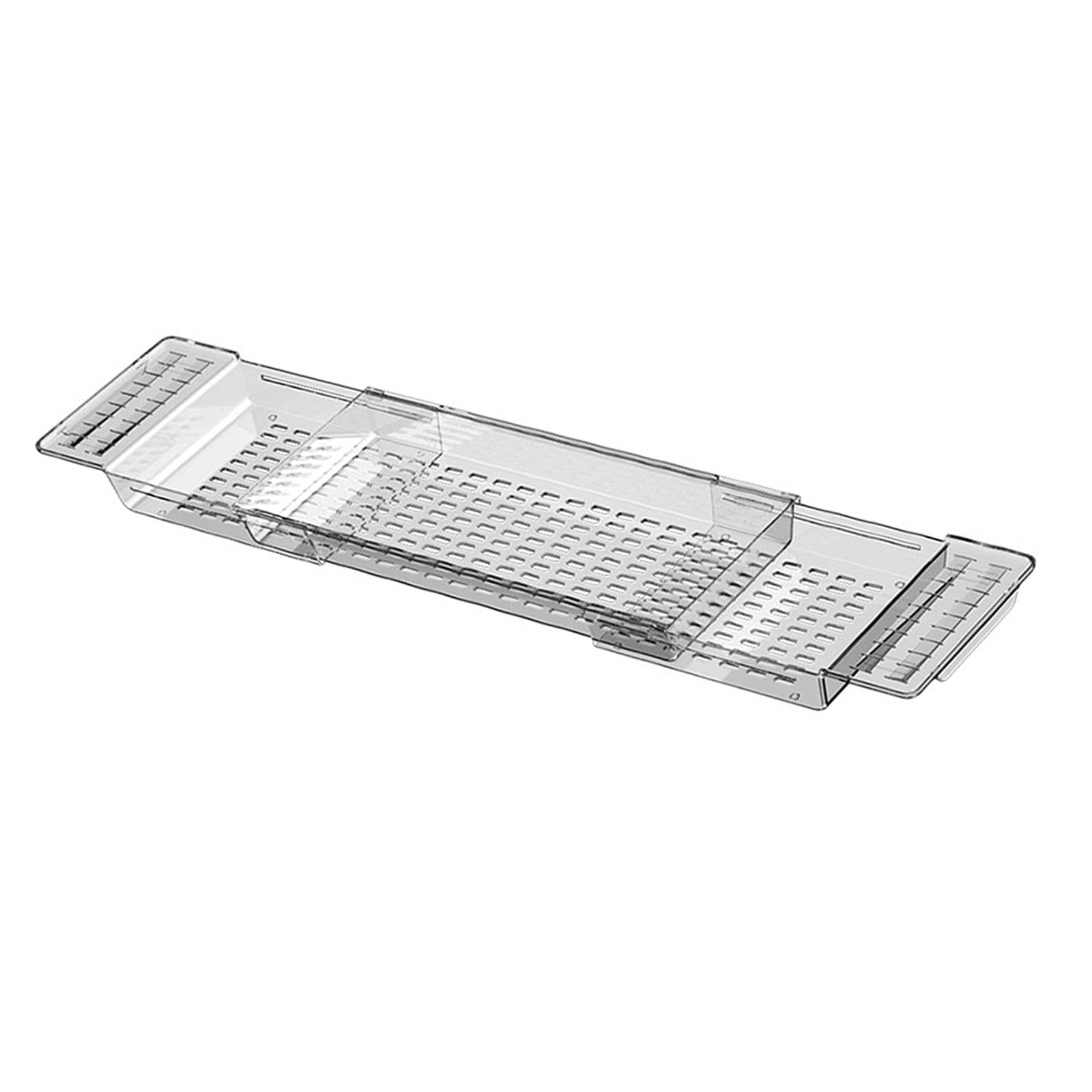 Organisateur de baignoire pour éviter les chutes d'objets avec support de téléphone stable
