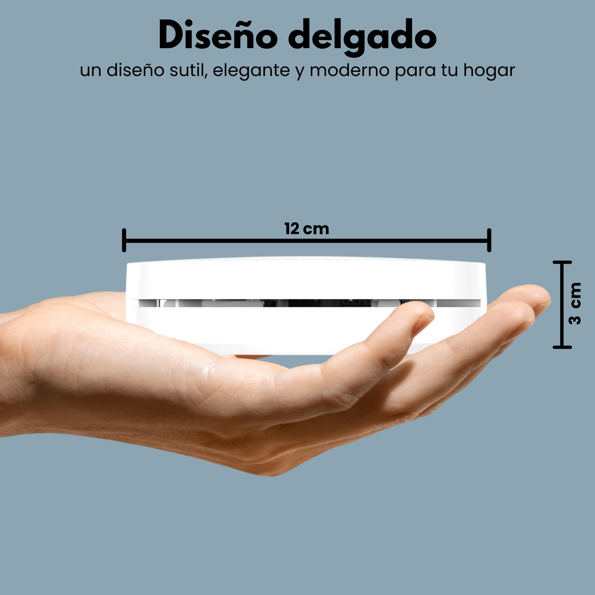 Aroha Smart Connect & Link WiFi Inteligente Detector de Humo - Batería 10 Años - App Tuya y Smart Life - Pack de 5