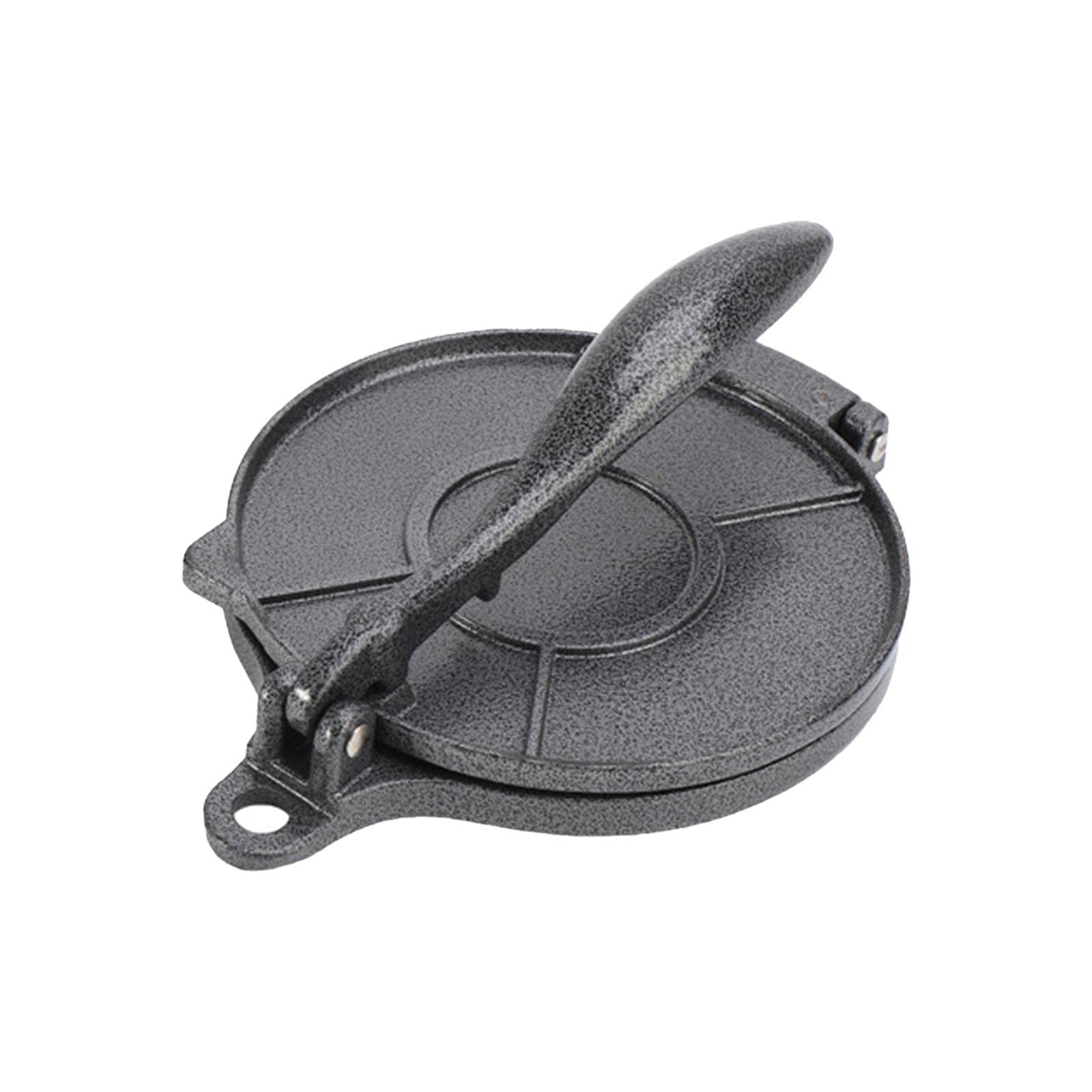MYADDICTION DIY Tortilla Maker Aluminum Alloy Tortilla Press for Home Tortillas Pancakes 20cm Black-image-36