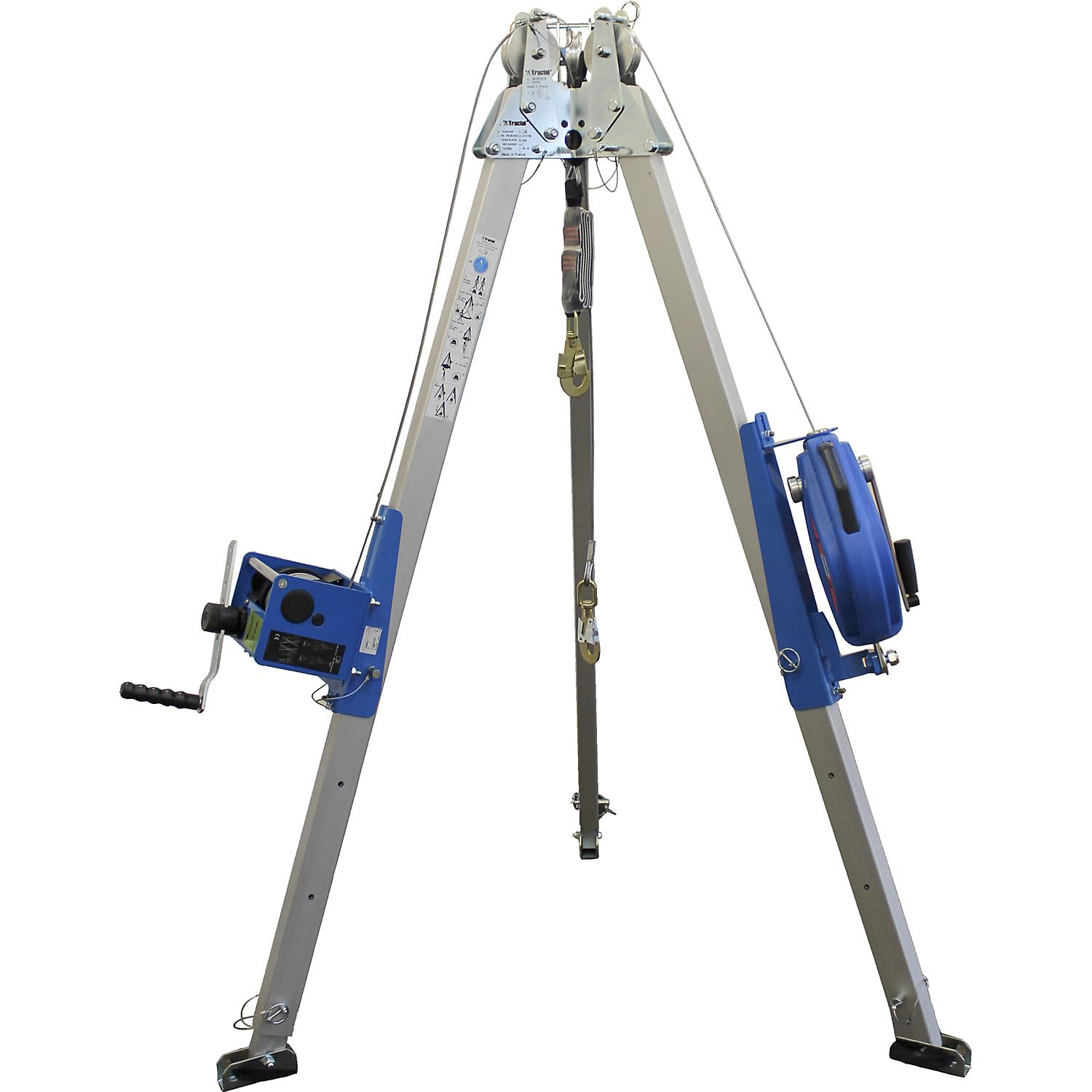 kaiserkraft | Dreibaum Tracpode™ | Aluminium, 2 Umlenkrollen, 1 PSA, 1 Lifting